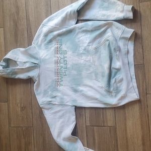 Twenty One Pilots Poisonous Vibrations Tie Dye Unisex Sweatshirt.